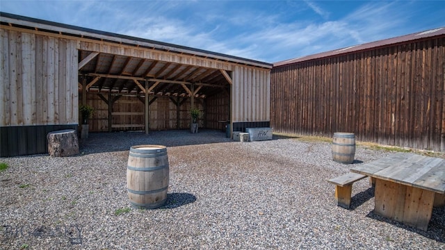 3640 Jagar Ln, Bozeman, MT 59718 - view of patio / terrace with an outbuilding and an outdoor structure
