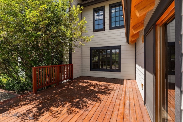 250 Silver Run Rd, Gallatin Gateway, MT 59730 - view of wooden deck