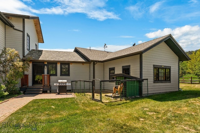 250 Silver Run Rd, Gallatin Gateway, MT 59730 - back of house with a shingled roof