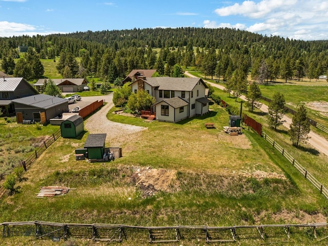 250 Silver Run Rd, Gallatin Gateway, MT 59730 - view from above of property featuring a forest