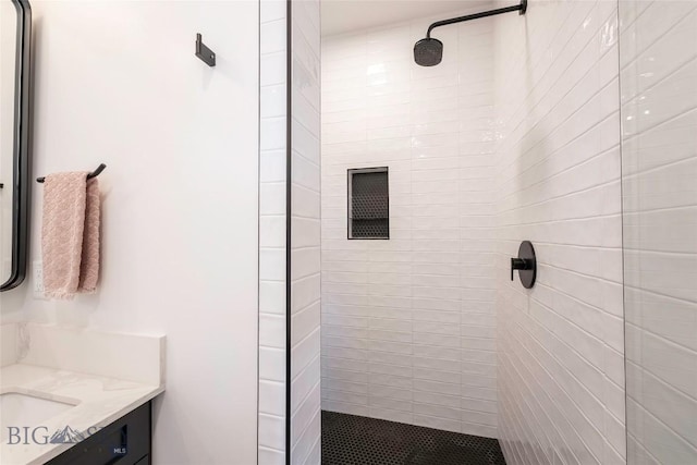 3083 S 27th Ave, Bozeman, MT 59718 - bathroom featuring vanity and a tile shower