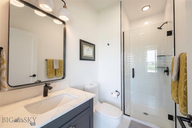 3083 S 27th Ave, Bozeman, MT 59718 - full bath featuring a stall shower and vanity