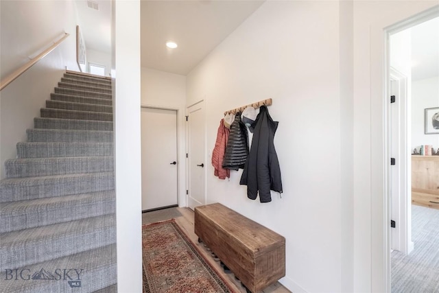 3083 S 27th Ave, Bozeman, MT 59718 - stairway featuring baseboards