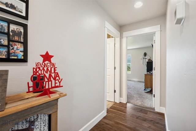 444 Highpark, Anaconda, MT 59711 - hallway with wood finished floors and recessed lighting