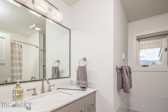 17 Chief Joseph Trl, Big Sky, MT 59716 - bathroom with vanity and a shower with curtain