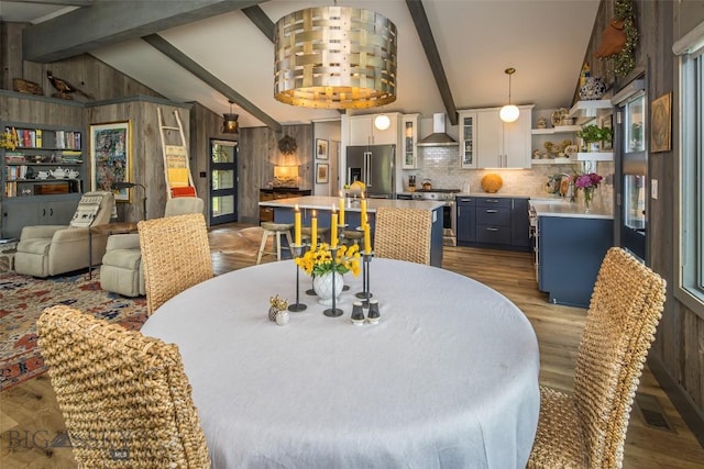 17 Chief Joseph Trl, Big Sky, MT 59716 - dining room with wooden walls and wood finished floors