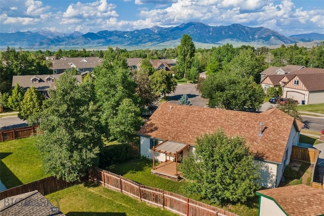 217 Lillian Way, Bozeman, MT 59718 - aerial view of residential area with a mountain backdrop