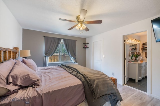 217 Lillian Way, Bozeman, MT 59718 - bedroom featuring light wood-style floors and ceiling fan