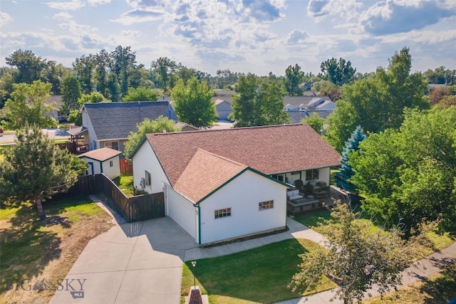 217 Lillian Way, Bozeman, MT 59718 - view from above of property