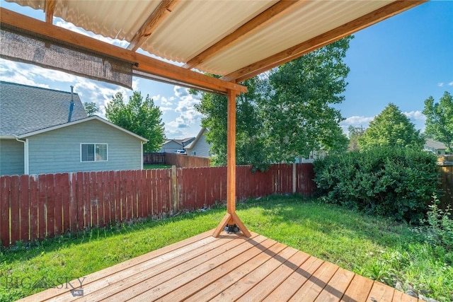 217 Lillian Way, Bozeman, MT 59718 - wooden terrace featuring a fenced backyard