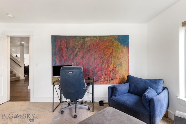 38 Red Rock, Bozeman, MT 59718 - home office featuring baseboards and carpet flooring