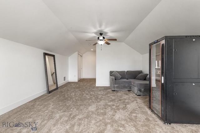 38 Red Rock, Bozeman, MT 59718 - bonus room with ceiling fan, carpet, and lofted ceiling