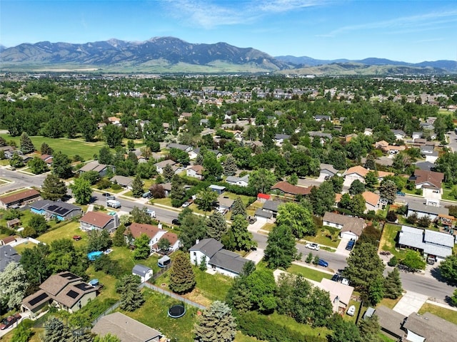 11 N Yellowstone Ave, Bozeman, MT 59718 - aerial perspective of suburban area featuring a mountain backdrop