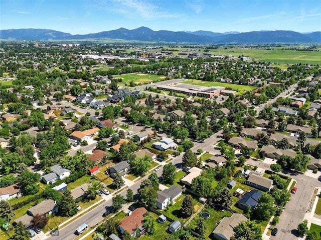 11 N Yellowstone Ave, Bozeman, MT 59718 - aerial perspective of suburban area with a mountainous background