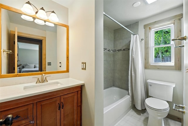 11 N Yellowstone Ave, Bozeman, MT 59718 - ensuite bathroom with vanity and shower / bath combo with shower curtain