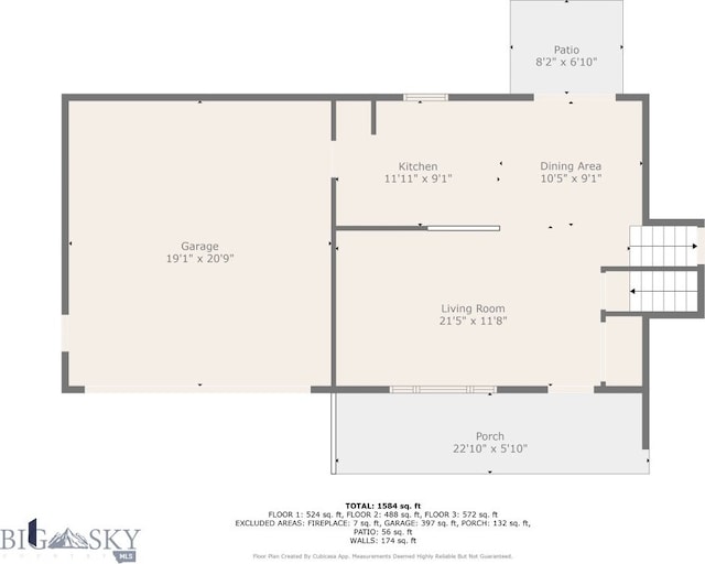 11 N Yellowstone Ave, Bozeman, MT 59718 - view of property floor plan