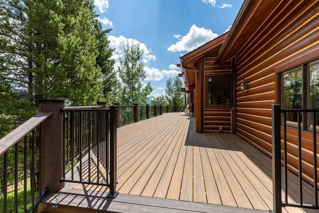 11540 Taiga Trl, Bozeman, MT 59715 - view of wooden terrace