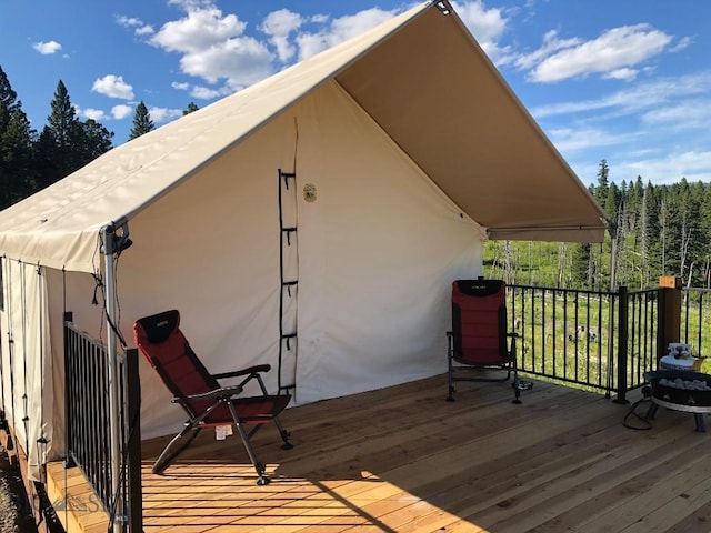 11540 Taiga Trl, Bozeman, MT 59715 - view of wooden deck