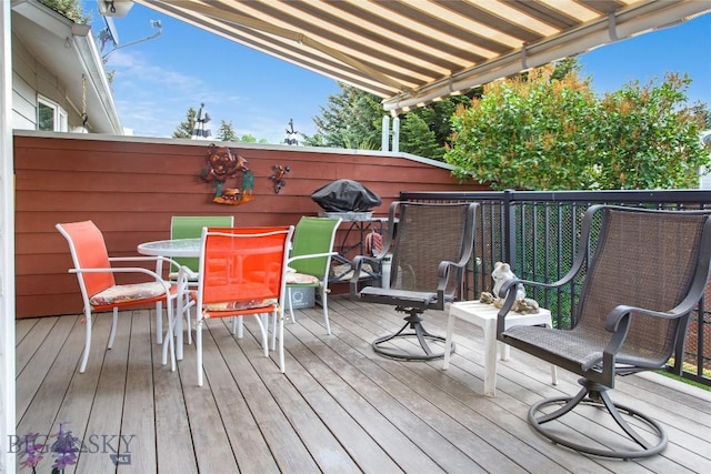1406 Gilman Ave, Butte, MT 59701 - deck with outdoor dining area