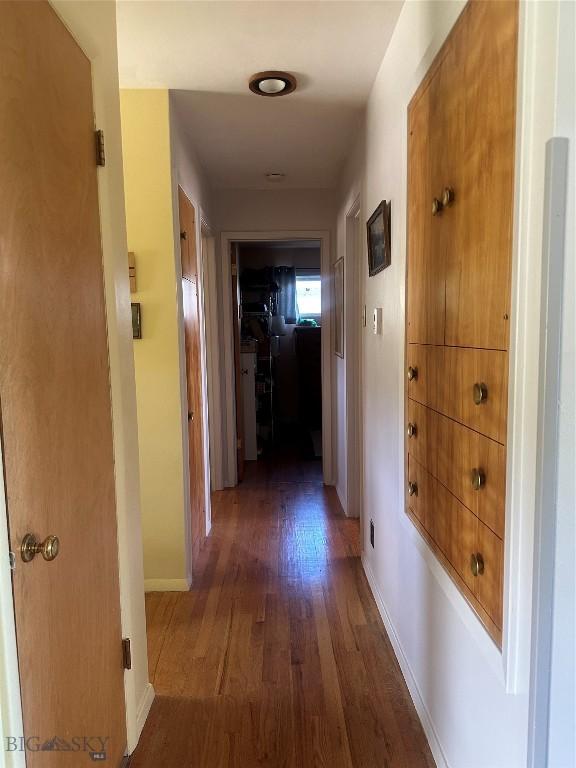 1914 Haggin, Anaconda, MT 59711 - corridor featuring wood finished floors and baseboards