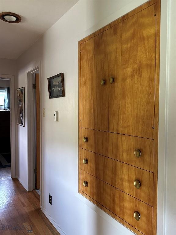 1914 Haggin, Anaconda, MT 59711 - corridor featuring wood finished floors and baseboards