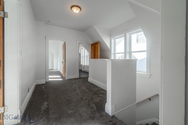 416 N 3rd St, Livingston, MT 59047 - corridor featuring an upstairs landing and carpet flooring