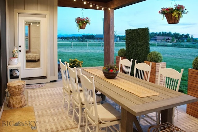 243 Tinkers Ln, Bozeman, MT 59718 - view of patio / terrace with outdoor dining area