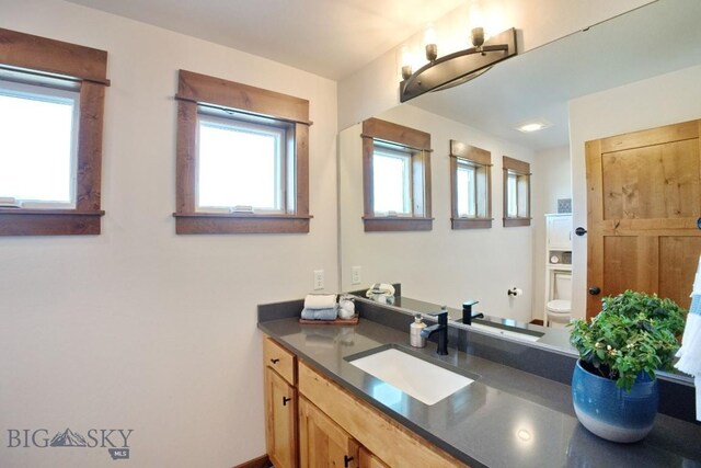 243 Tinkers Ln, Bozeman, MT 59718 - bathroom with toilet and vanity