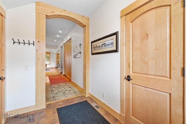 99 Pheasant Tail Ln Unit 1, Big Sky, MT 59716 - corridor featuring recessed lighting and baseboards