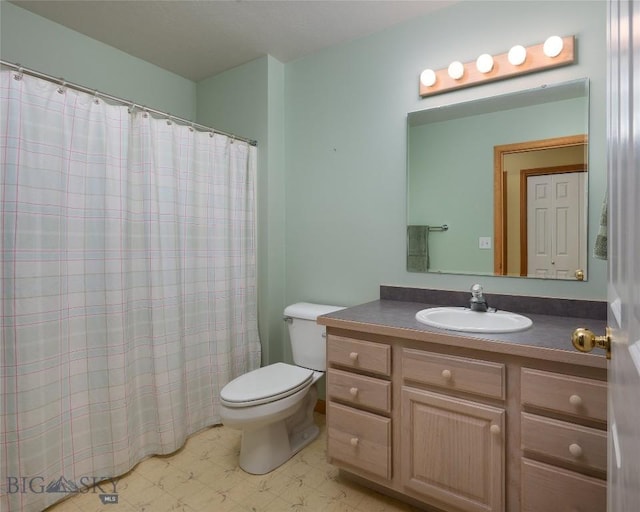 2400 Durston Rd Unit 17, Bozeman, MT 59718 - full bathroom with vanity, a shower with curtain, and tile patterned floors