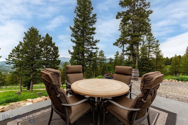 185 Peak, Bozeman, MT 59715 - view of patio / terrace featuring outdoor dining area