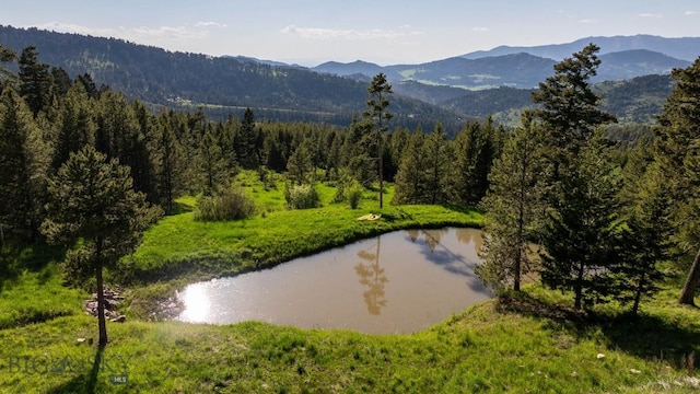 185 Peak, Bozeman, MT 59715 - view of mountain backdrop featuring a forest and a large body of water