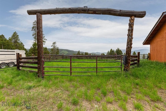 185 Peak, Bozeman, MT 59715 - view of yard featuring a view of rural / pastoral area and a mountain view
