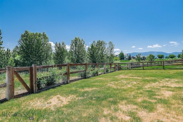 3230 S 26th Ave, Bozeman, MT 59718 - view of yard featuring a view of countryside and a mountain view