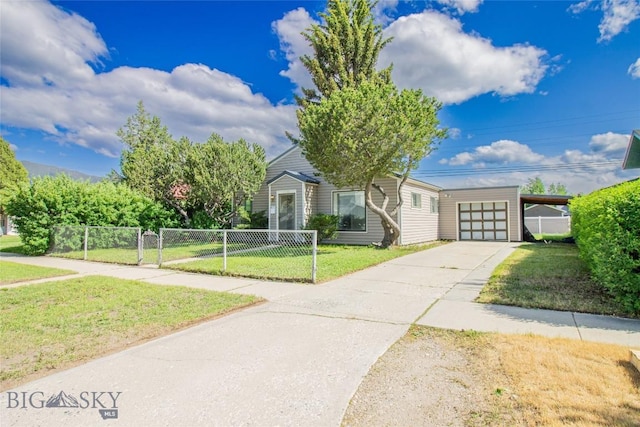 1940 Locust, Butte, MT 59701 - view of front facade featuring concrete driveway and a gate