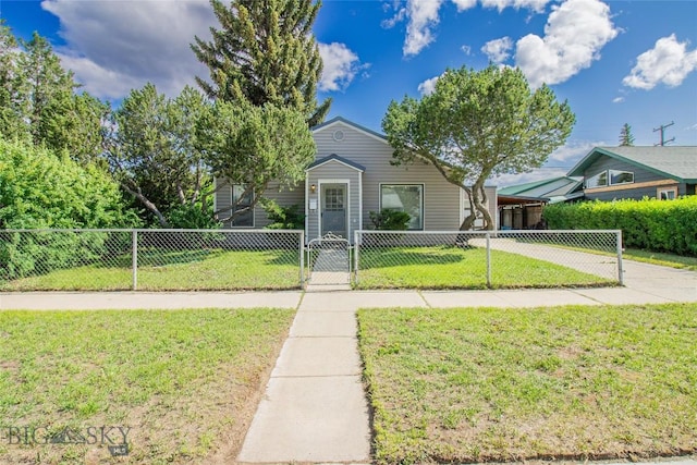 1940 Locust, Butte, MT 59701 - view of front of property featuring a gate and a fenced front yard