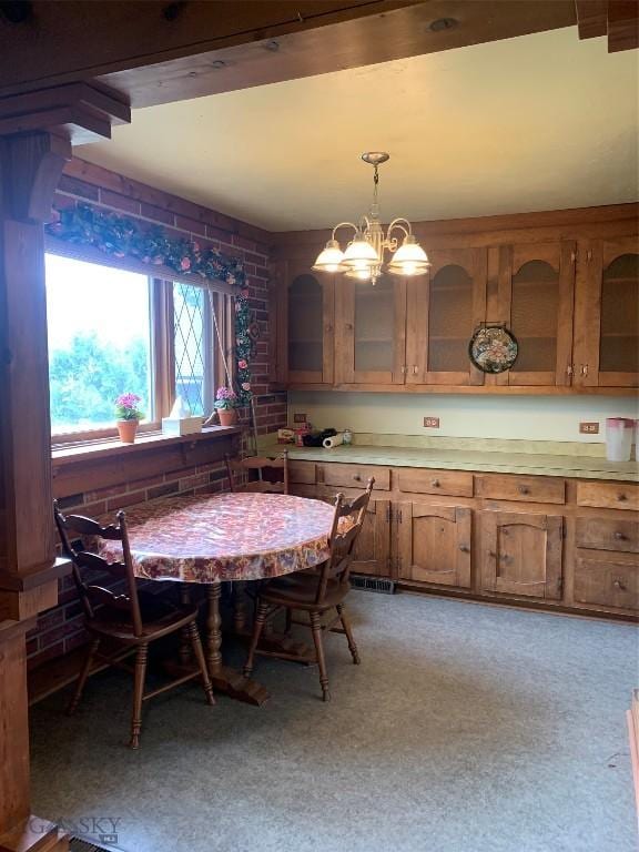 1813 Adams Ave, Butte, MT 59701 - dining room featuring a chandelier