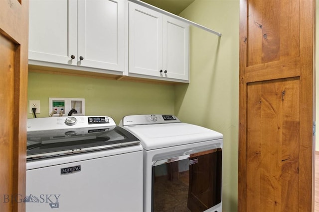 901 Floyd Way, Livingston, MT 59047 - laundry area with cabinet space and washer and dryer