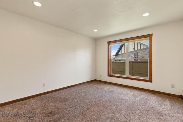 901 Floyd Way, Livingston, MT 59047 - unfurnished room featuring carpet floors and recessed lighting
