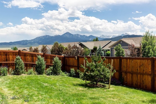 901 Floyd Way, Livingston, MT 59047 - view of yard featuring a mountain view