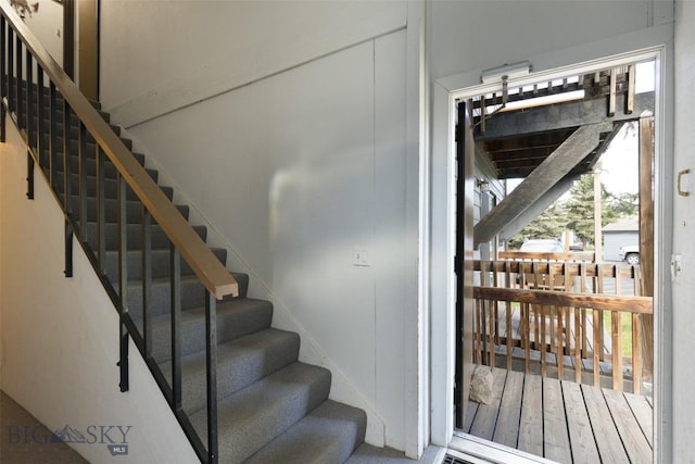139 Spruce Cone Dr Unit 14, Big Sky, MT 59716 - staircase with wood finished floors