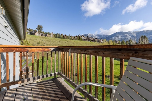 139 Spruce Cone Dr Unit 14, Big Sky, MT 59716 - balcony featuring a mountain view