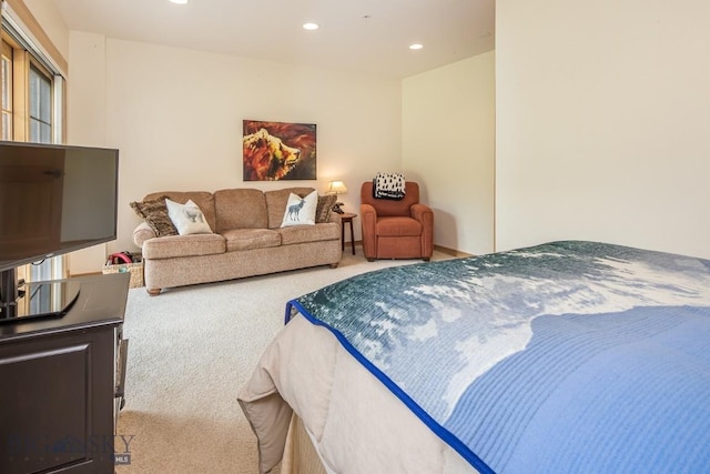 2500 Little Coyote Rd Unit 34, Big Sky, MT 59716 - carpeted bedroom with recessed lighting