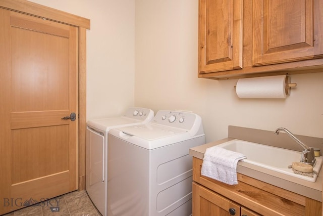 2500 Little Coyote Rd Unit 34, Big Sky, MT 59716 - washroom featuring washing machine and dryer and cabinet space