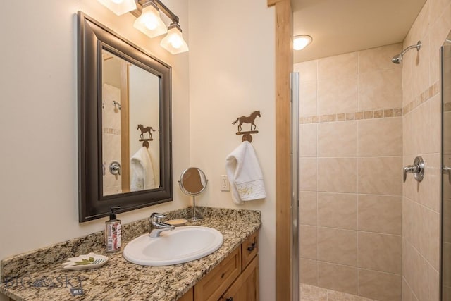 2500 Little Coyote Rd Unit 34, Big Sky, MT 59716 - full bath featuring a shower stall and vanity