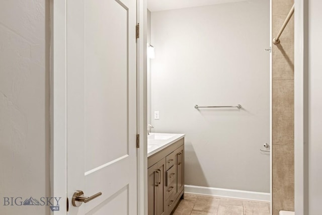 6707 Blackwood Rd Unit C, Bozeman, MT 59715 - bathroom with vanity and a shower