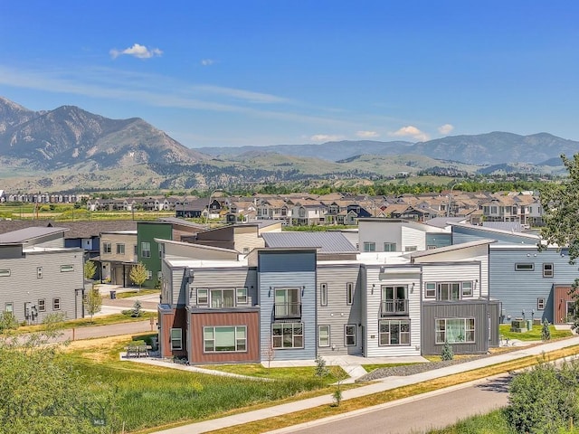 6707 Blackwood Rd Unit C, Bozeman, MT 59715 - view of front of house with a residential view and a mountain view