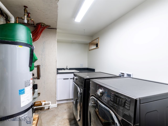 1206 N Cedarview Dr, Bozeman, MT 59715 - laundry room with washing machine and clothes dryer and gas water heater