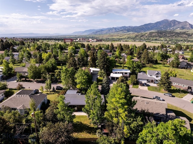 1206 N Cedarview Dr, Bozeman, MT 59715 - aerial perspective of suburban area with a mountainous background