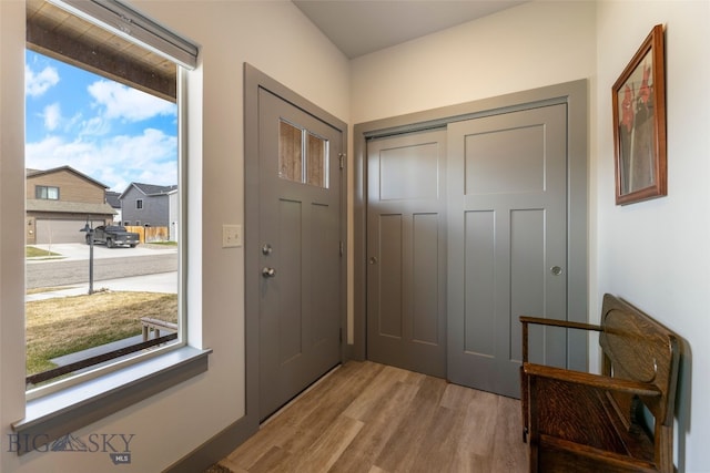 1308 Scooter Ln, Belgrade, MT 59714 - foyer with light wood finished floors